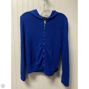 Relax Vibe Holiday Glow Sweatshirt Hoodie By Monrow In Blue, Size: S