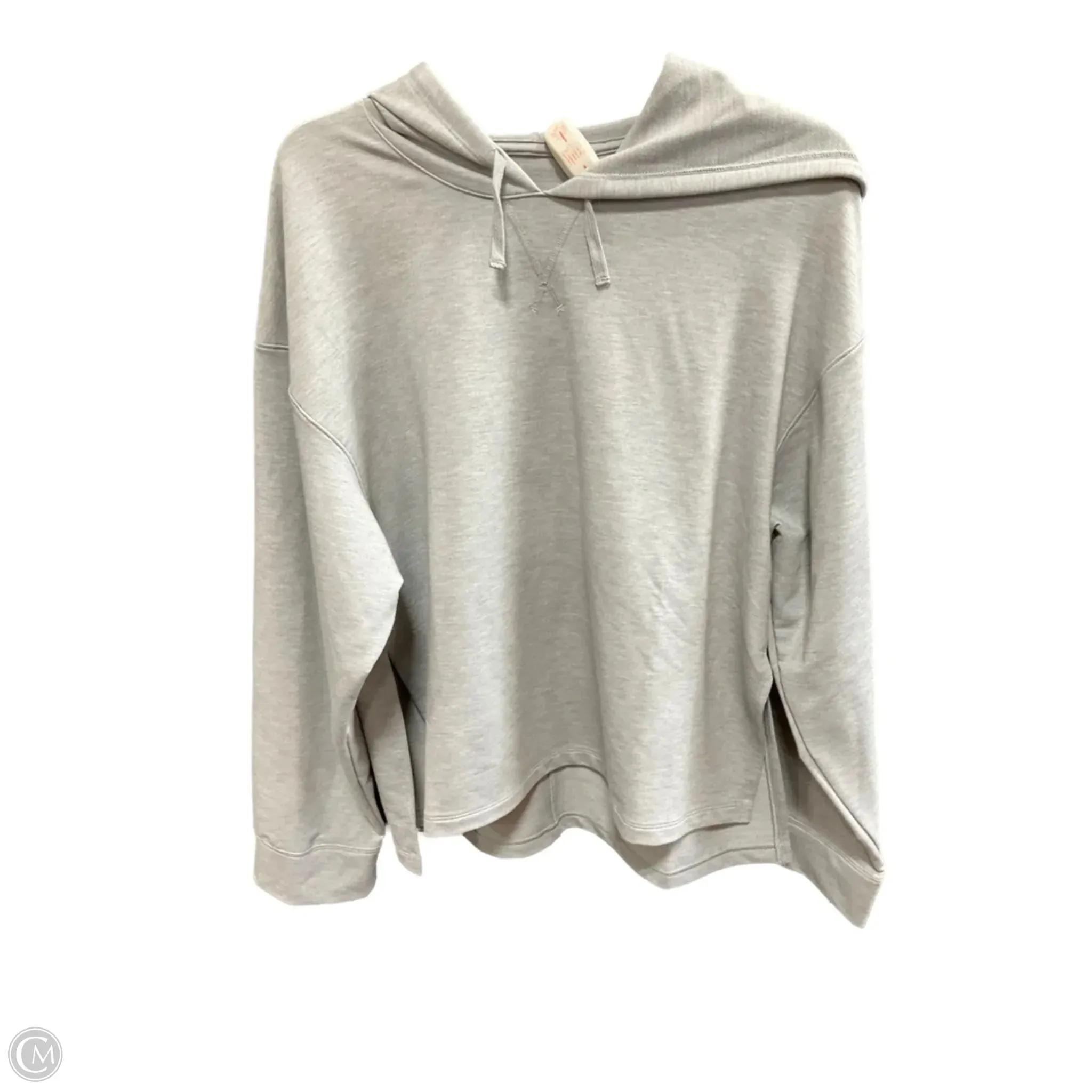 Active Apparel Classic Shirt Athletic Sweatshirt Hoodie By Nike Apparel In Grey, Size: S