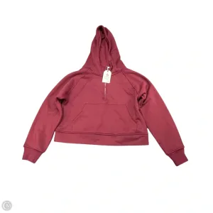 Sweatshirt Hoodie By Cme In Red, Size: L Stylish Bottom Active Look