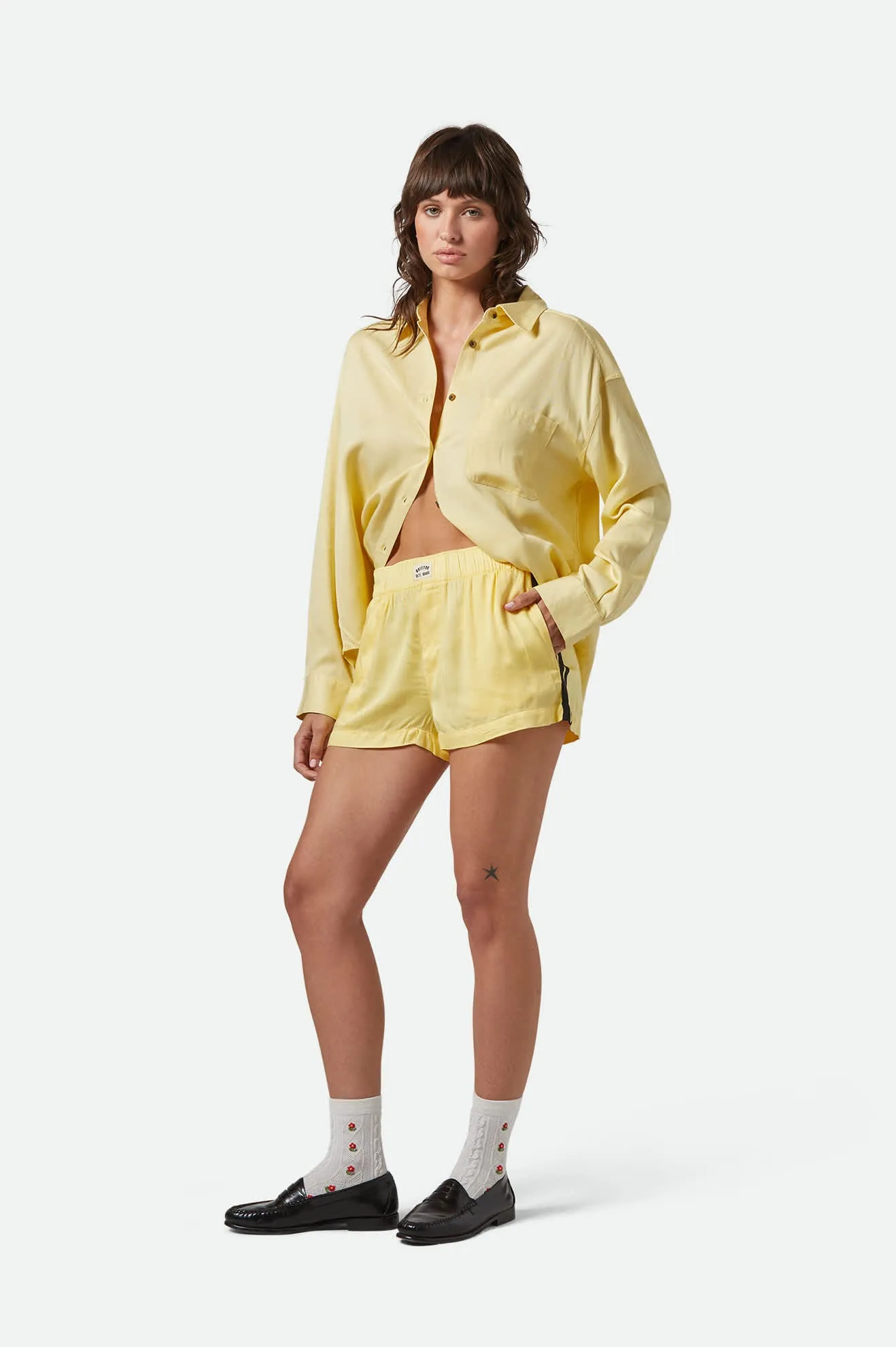 Silky Boxer Short - Panna Cotta Eco Friendly Dye Process