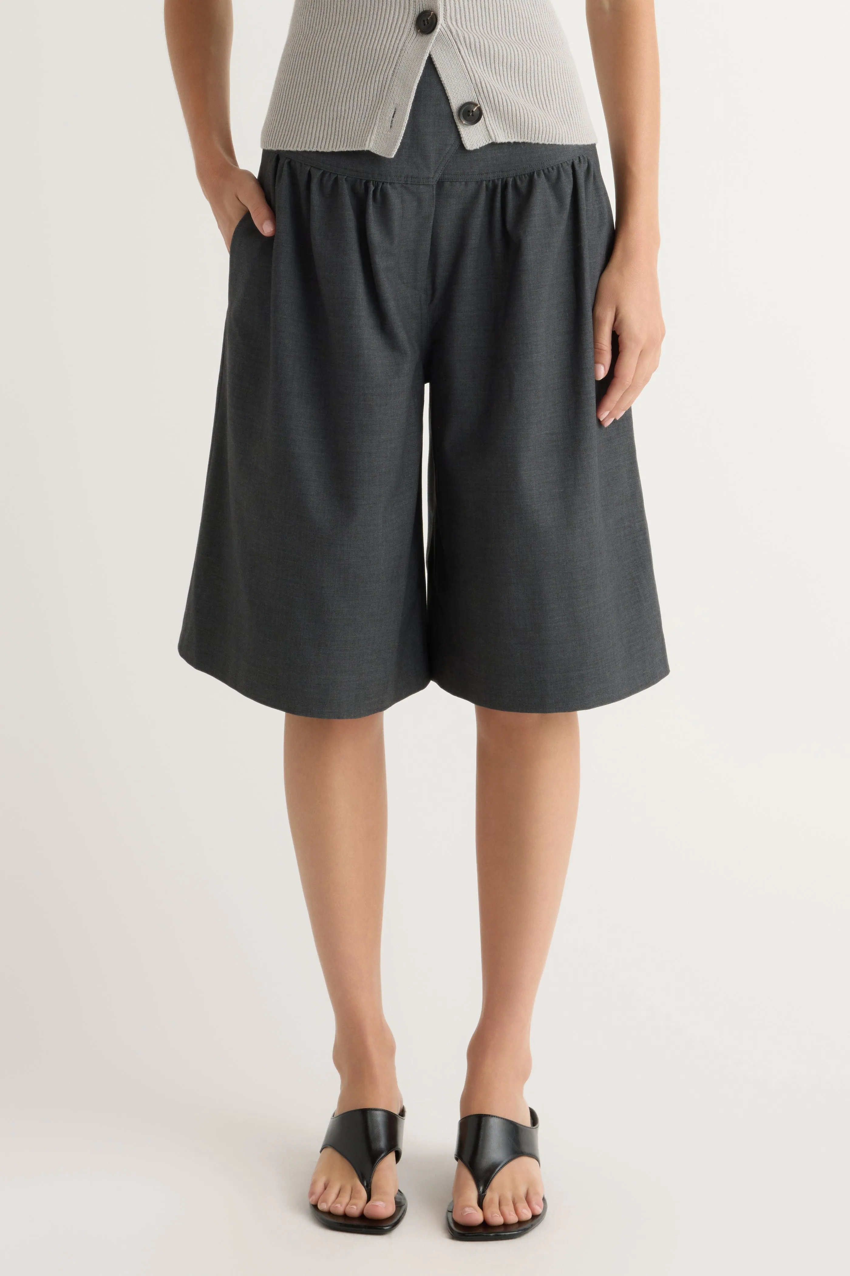 Arlen Suiting Bermuda Short jumpsuit Casual Shorts
