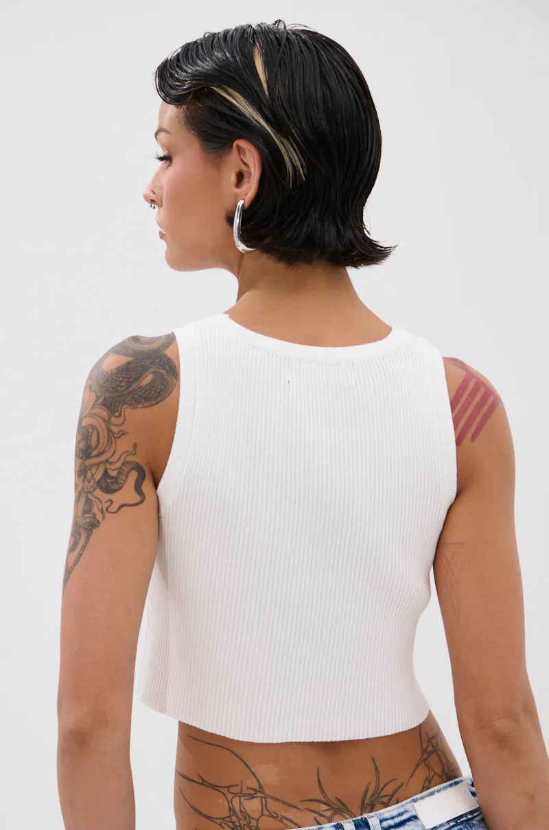 CHERRY QUEEN TANK Elasticated Cuffs