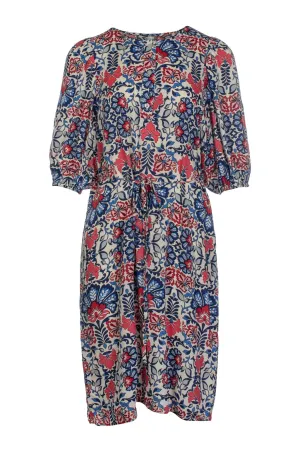 Retro cool Dress | Blue Coral Vine | 3325C1