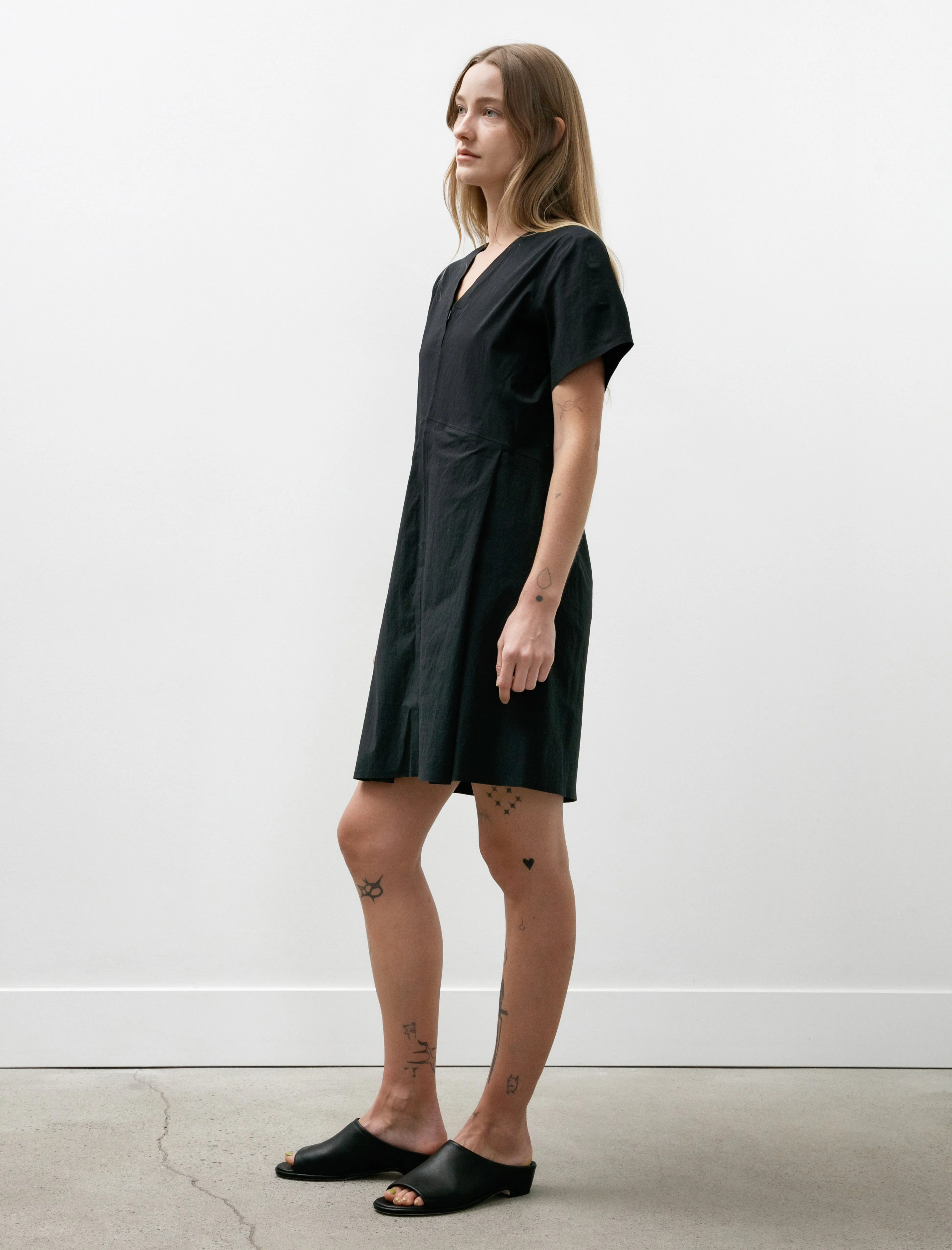 Halo Glow Athletic Wear Eave Dress Black