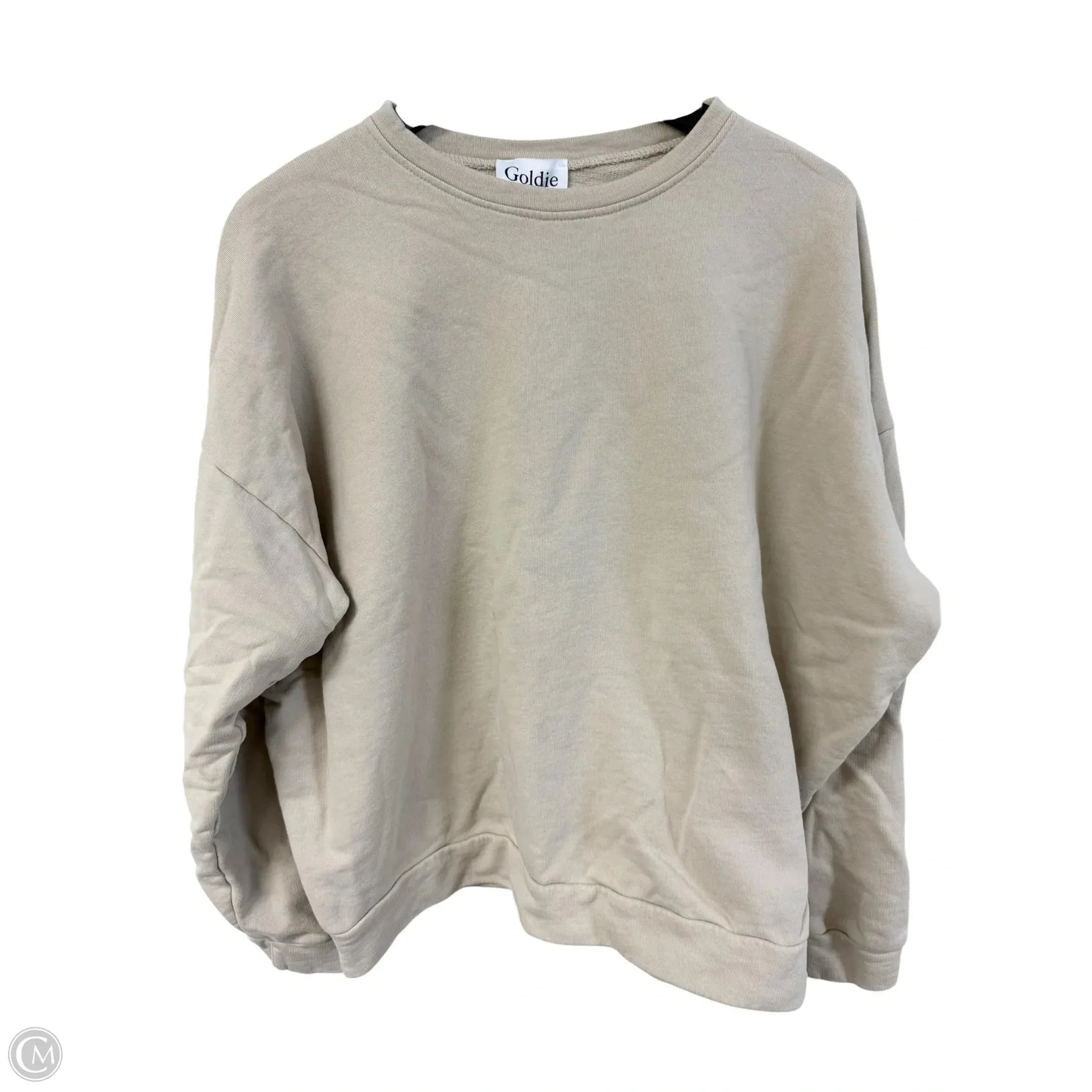 AirflowOptimized Sweatshirt Crewneck By Cmc In Cream, Size: M