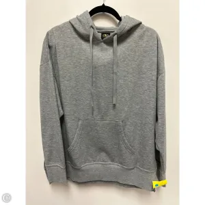 MultiPocket Design Sweatshirt Hoodie By Athletic Works In Grey, Size: L