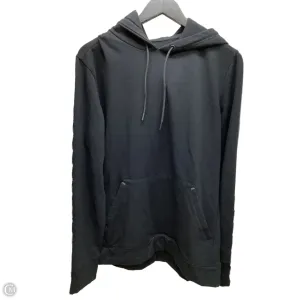 StainlessZippers ReflectiveDetails Sweatshirt Hoodie By Jockey In Black, Size: M