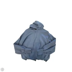 Sweatshirt Hoodie By Philosophy In Blue, Size: L AntibacterialFinish Creative Glow
