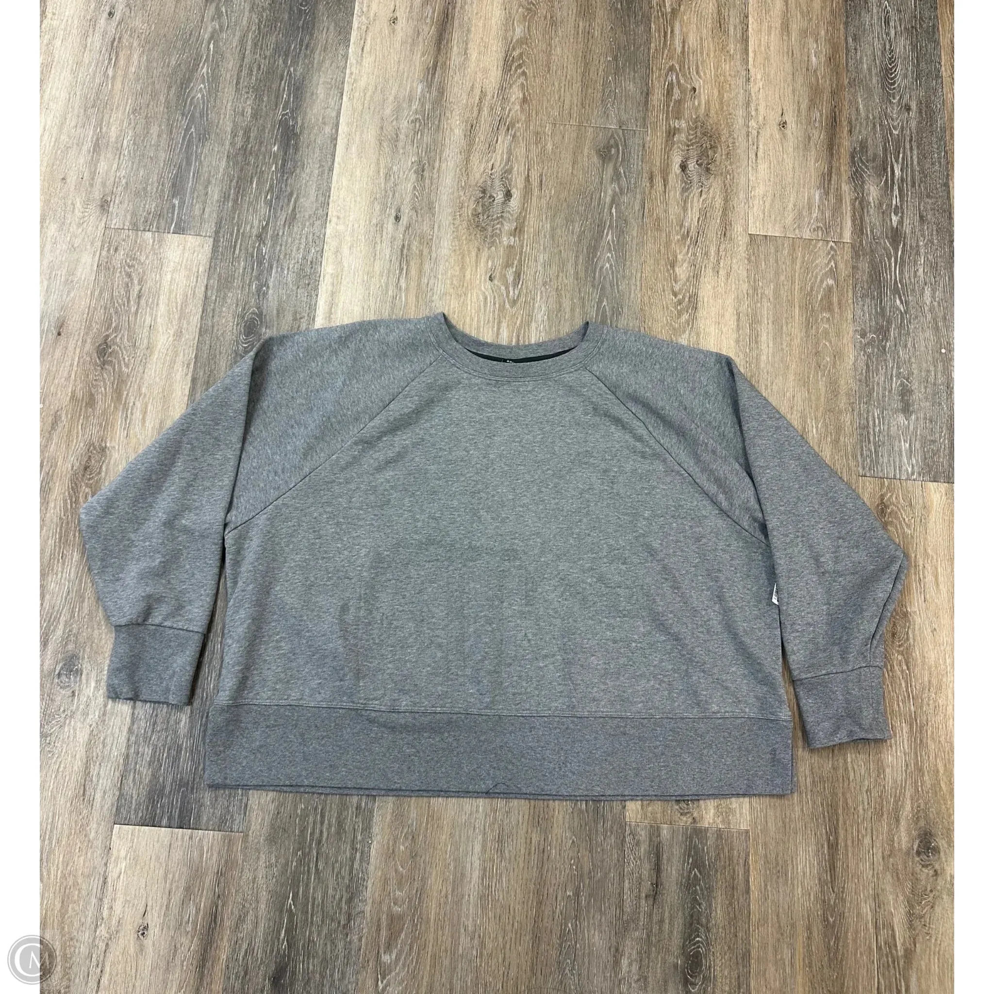 Athletic Sweatshirt Crewneck By Nike Apparel In Grey, Size: 3x AntimicrobialCoating Desert Heat