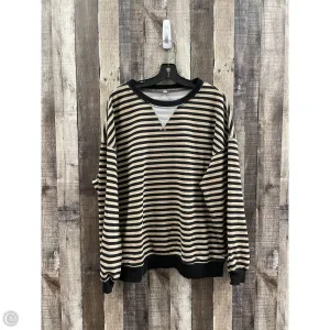 Craft Soul Sweatshirt Crewneck By Cmf In Striped Pattern, Size: Xl