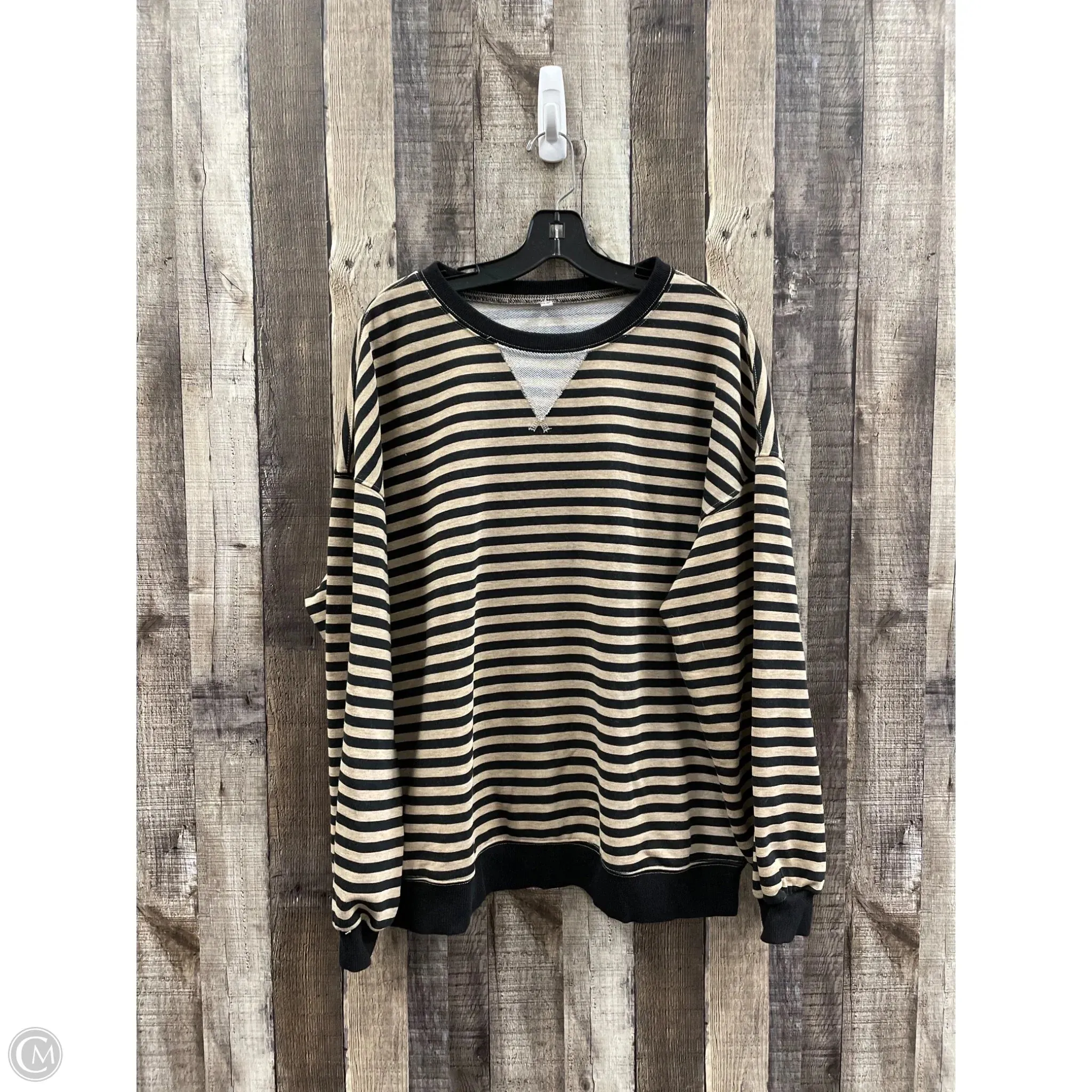 Craft Soul Sweatshirt Crewneck By Cmf In Striped Pattern, Size: Xl