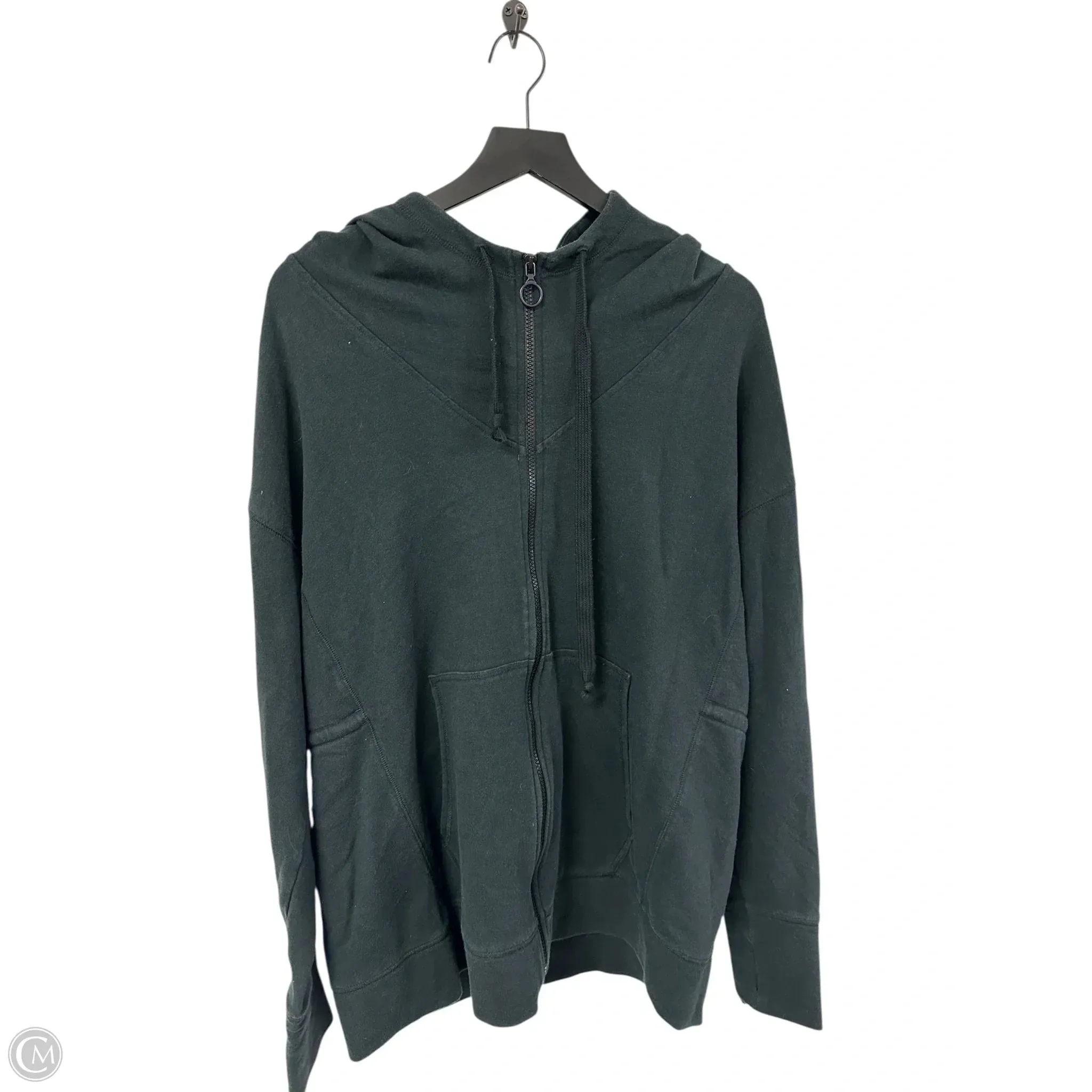 Athletic Sweatshirt Hoodie By Fabletics In Black, Size: Xl Layering Piece SnagFree Surface