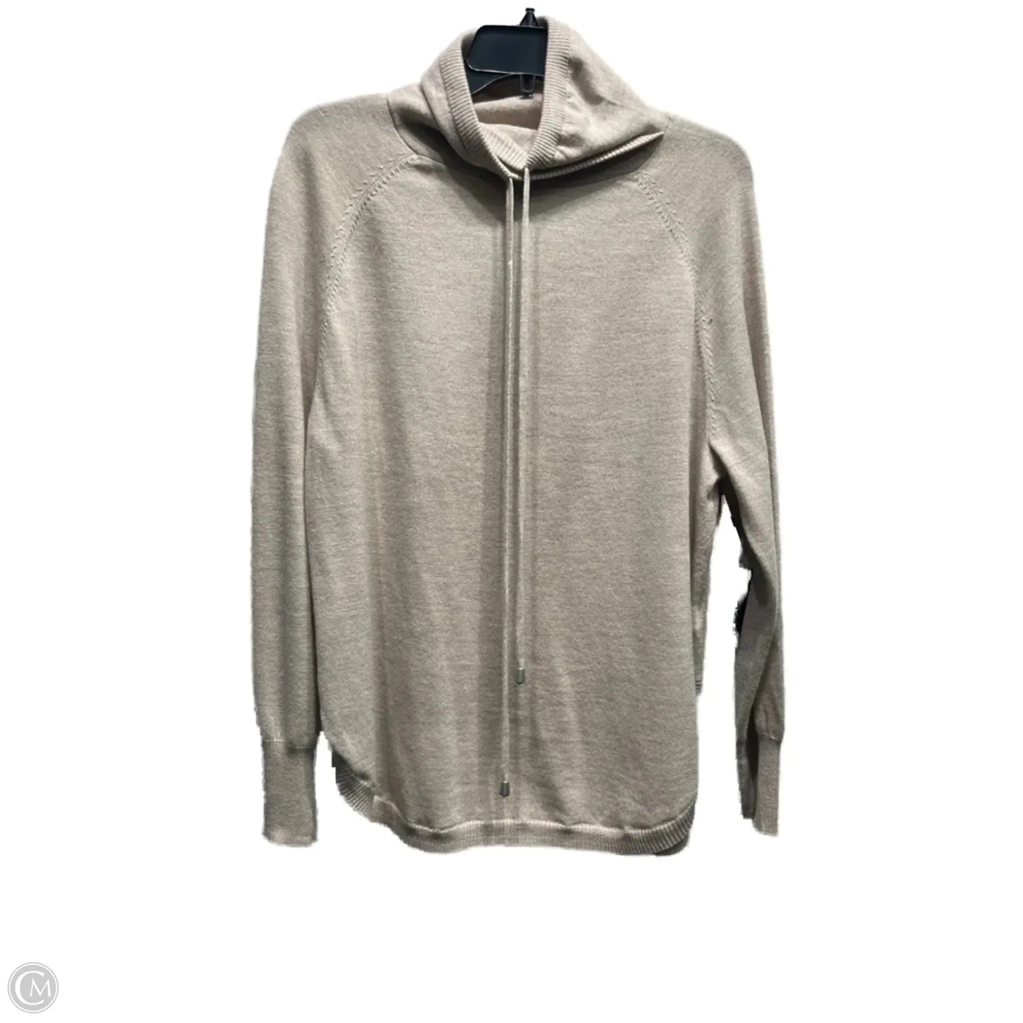 Effortless Style Sweatshirt Crewneck By Cynthia Rowley In Cream, Size: Xl