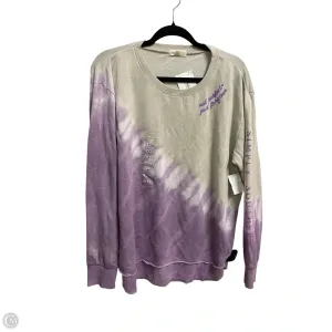 Frost Glow Silent Mood Sweatshirt Collar By Simply Southern In Purple, Size: L