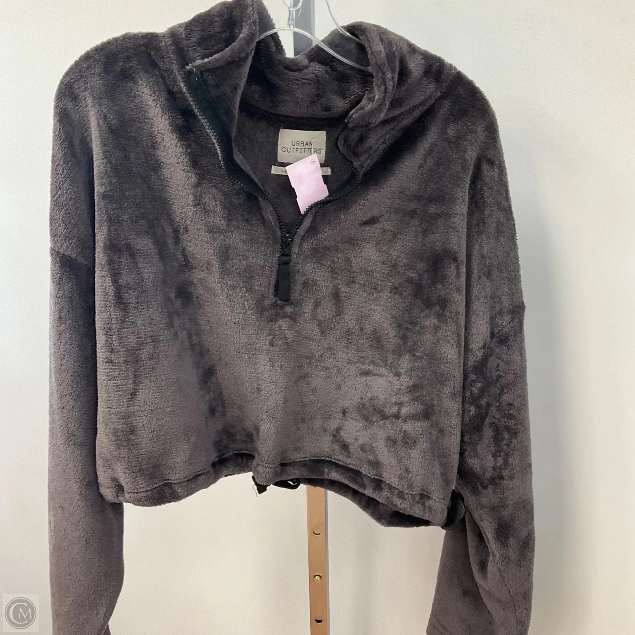 Sustainable Wear Sweatshirt Collar By Urban Outfitters In Grey, Size: L