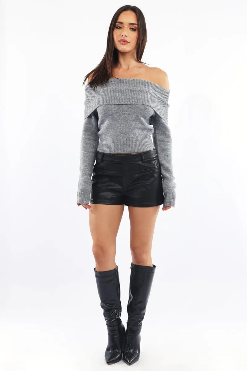 Black Micro Shorts Airy Touch