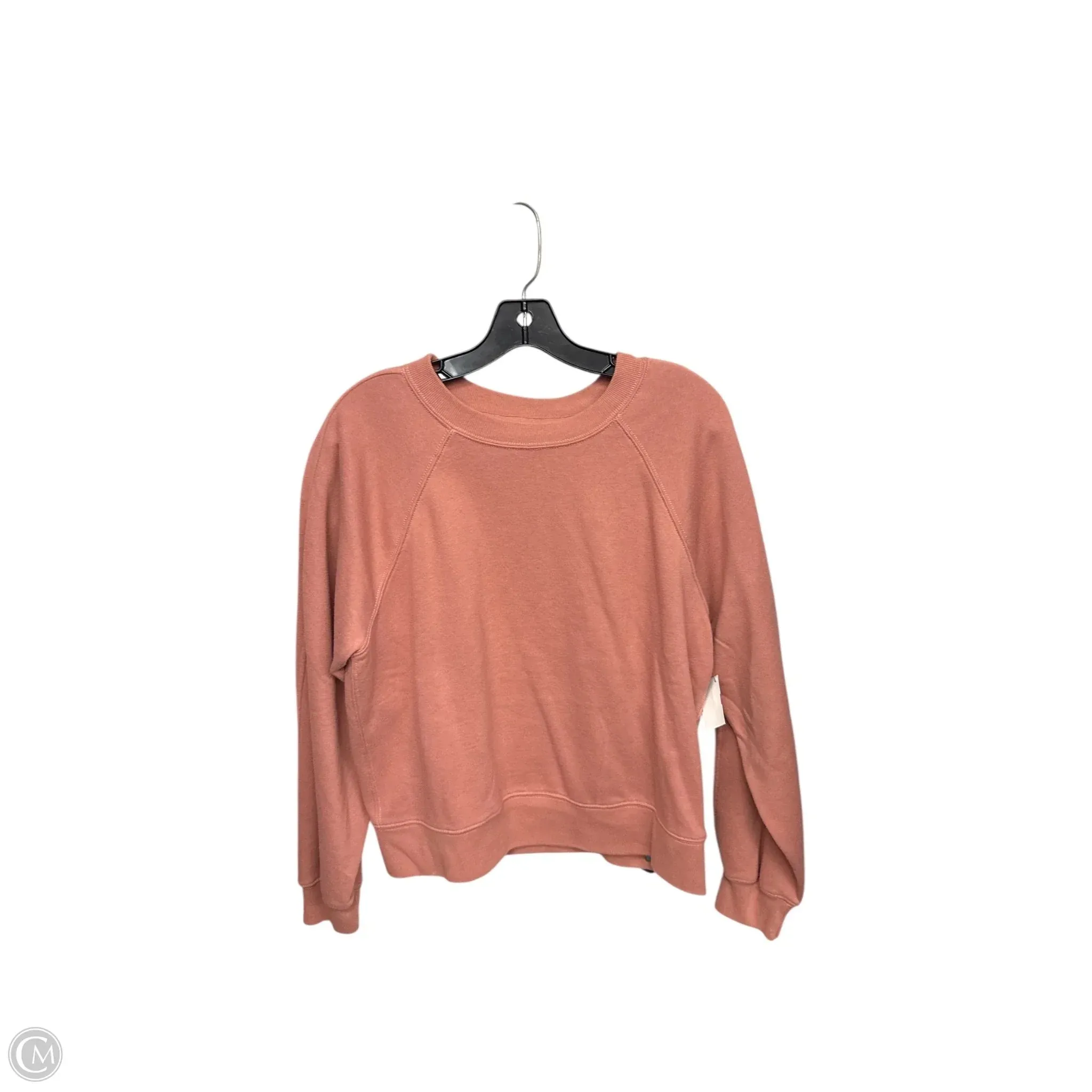 Soul Ease Rain Fit Sweatshirt Crewneck By Abercrombie And Fitch In Pink, Size: M