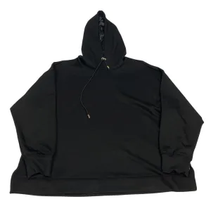 NonChafe Skin Hug Sweatshirt Hoodie By Magaschoni In Black, Size:1X