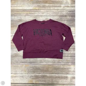 EasyCareMaterial Earth Glow Sweatshirt Crewneck By Victorias Secret In Maroon, Size: L