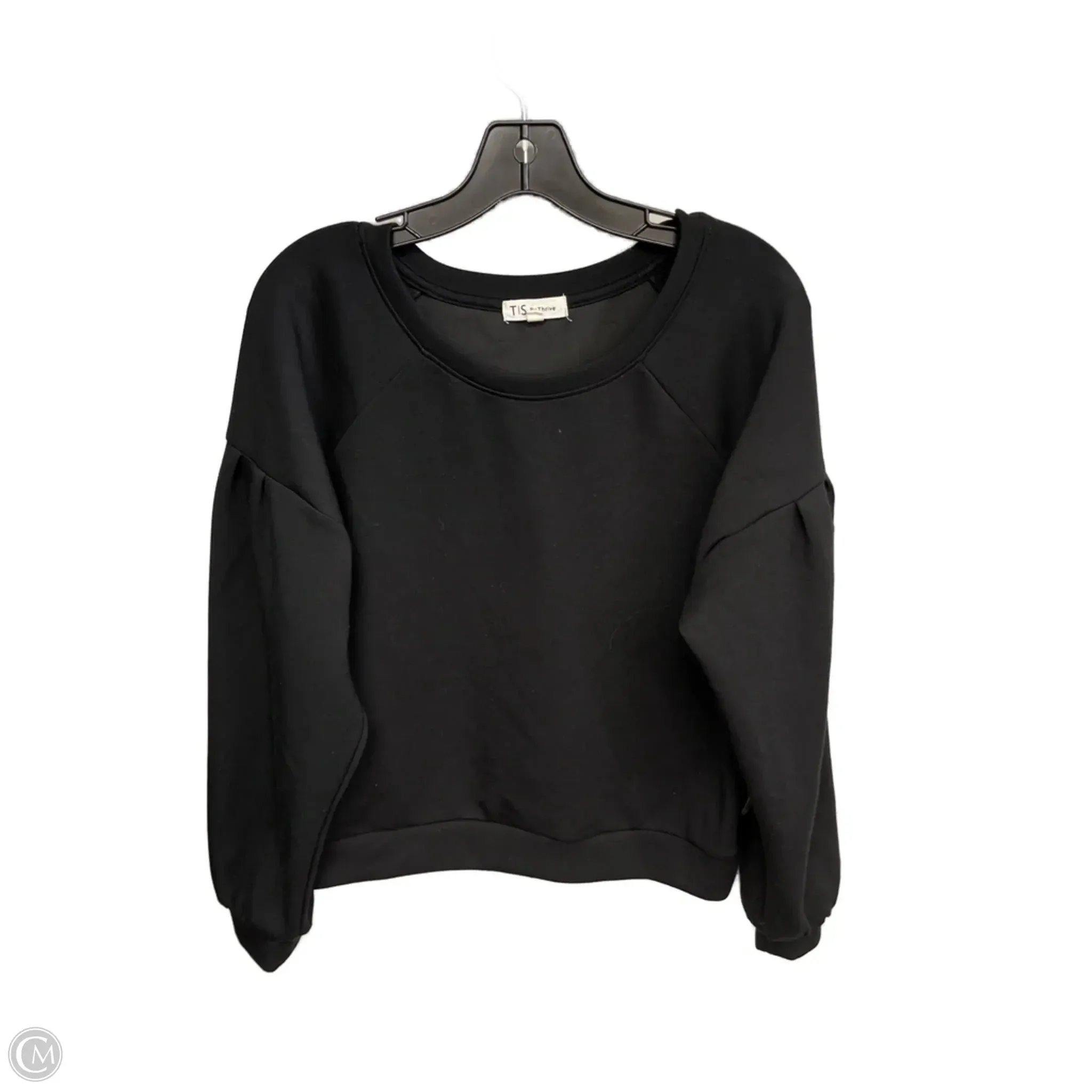 Tulle Soul Sweatshirt Crewneck By Clothes Mentor In Black, Size: L