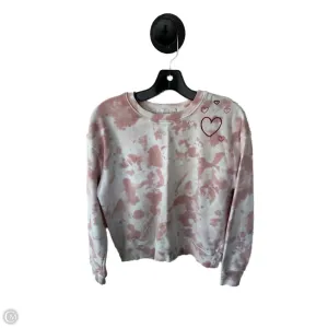 Sweatshirt Crewneck By Cmc In Pink & White, Size: M Stage Soul Functional Design