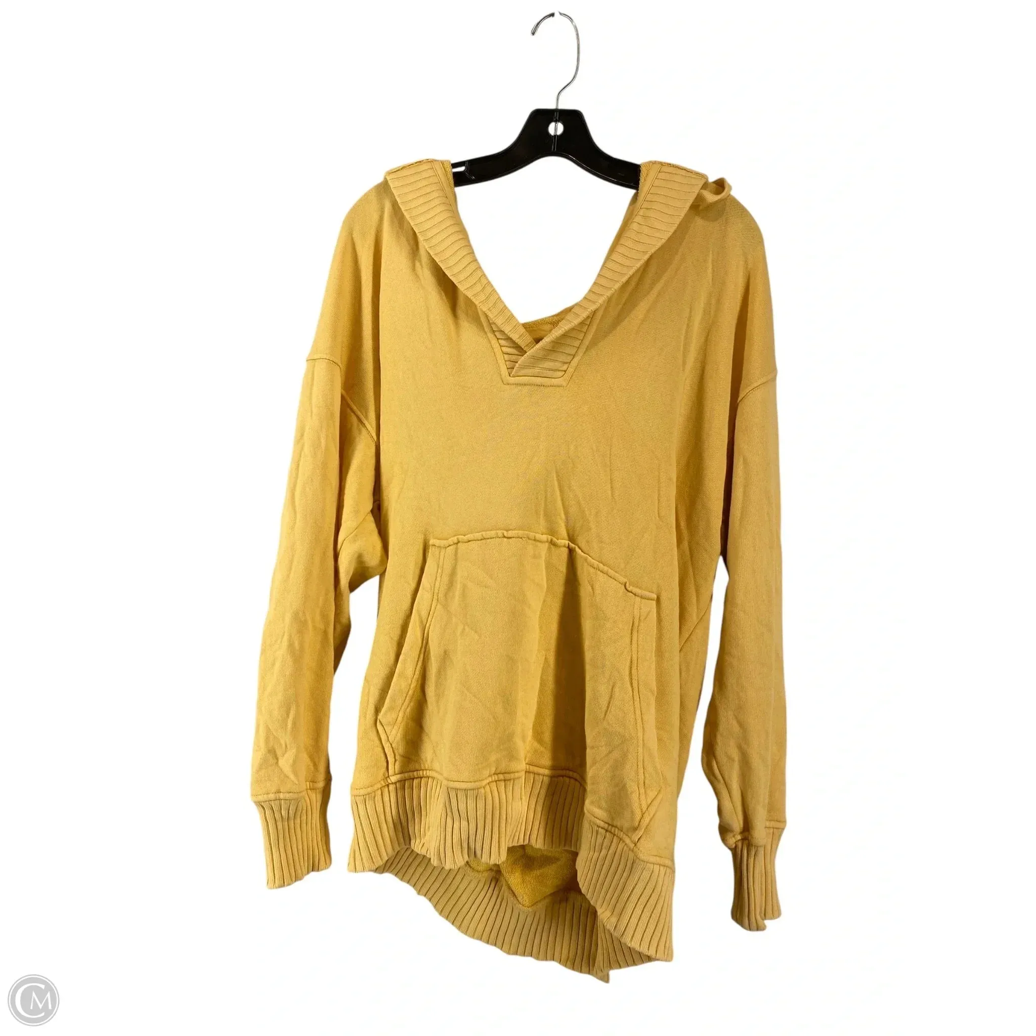 Sweatshirt Hoodie By Aerie In Yellow, Size: S QuickPackable Design