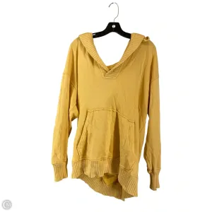 Sweatshirt Hoodie By Aerie In Yellow, Size: S QuickPackable Design