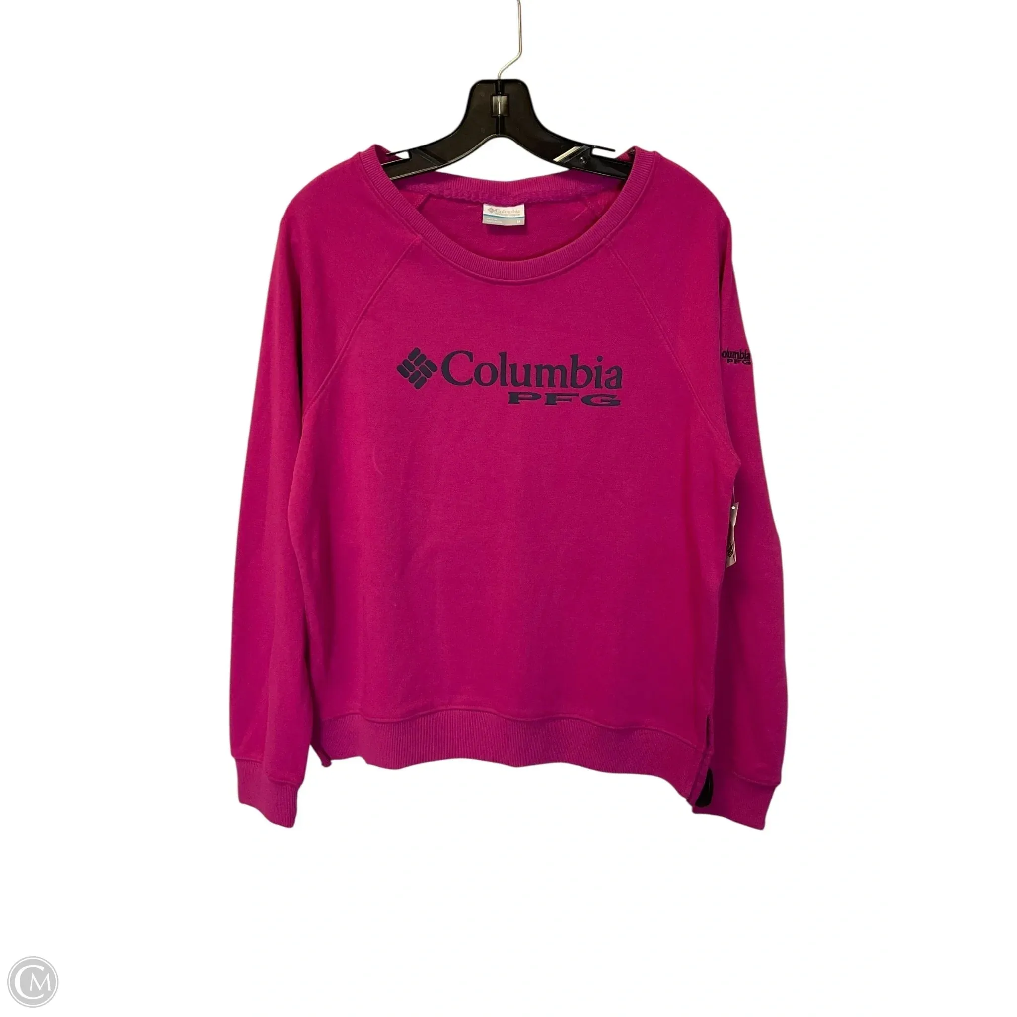 Sweatshirt Crewneck By Columbia In Pink, Size: M Soft Jacket Adjustable Drawcord