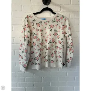 Diamond Soul Sweatshirt Crewneck By Draper James In Cream & Pink, Size: L