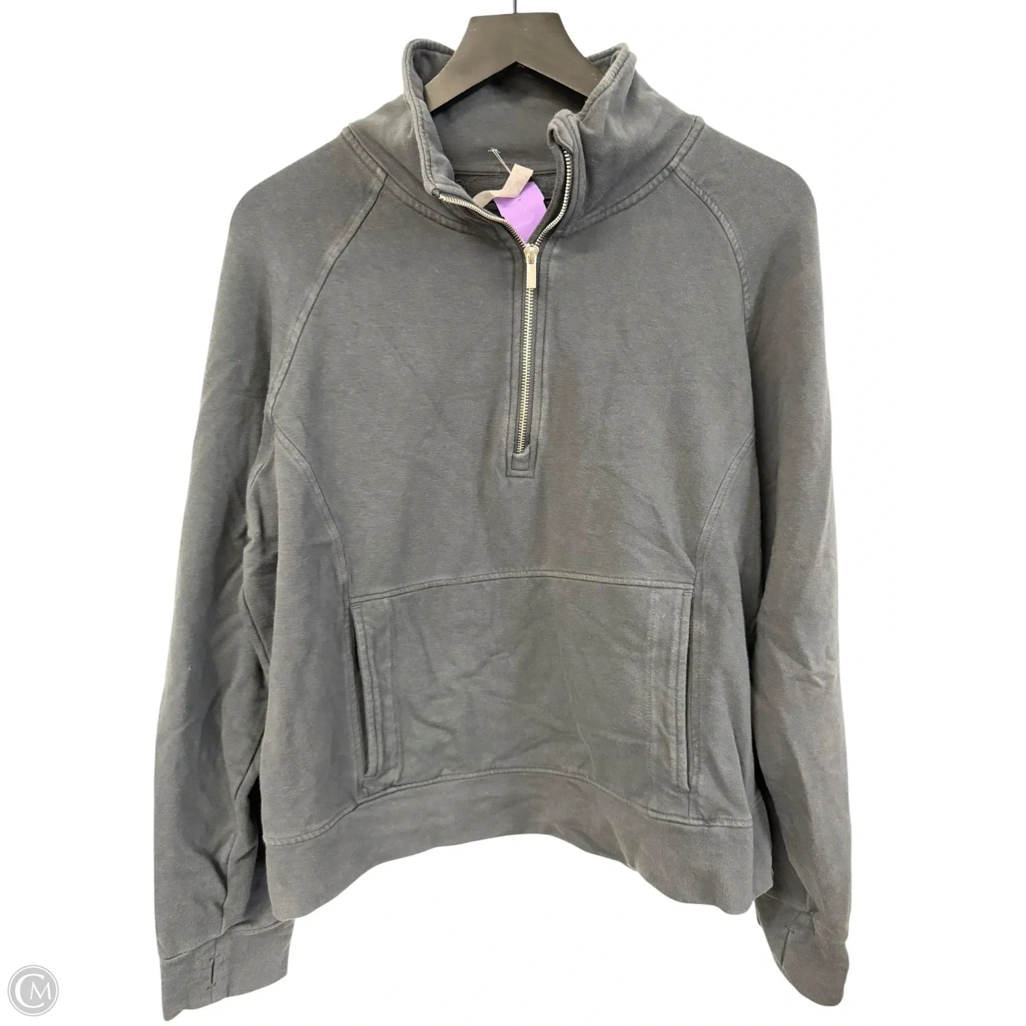 Sweatshirt Collar By Clothes Mentor In Grey, Size: L Reinforced Knees WindResistantWeave