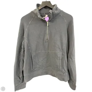 Sweatshirt Collar By Clothes Mentor In Grey, Size: L Reinforced Knees WindResistantWeave