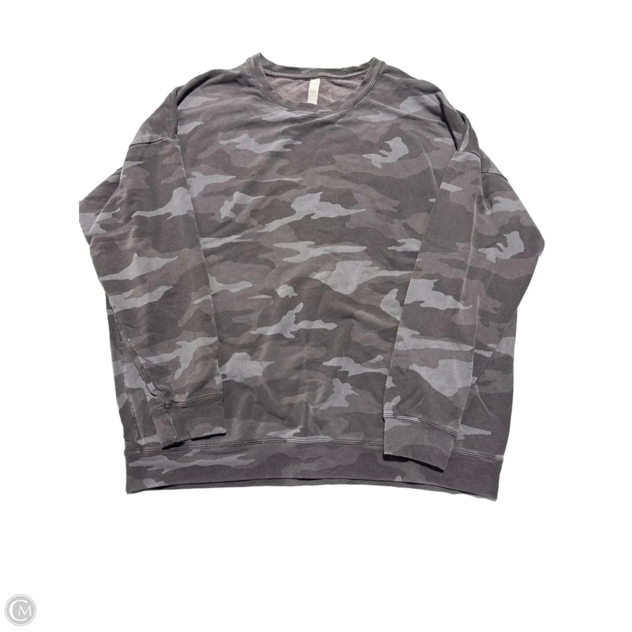 Sweatshirt Crewneck By Athleta In Camouflage Print, Size: L Loose Fit