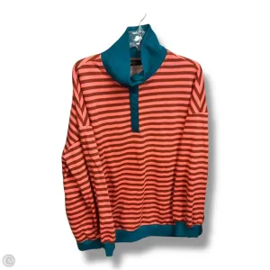 Sweatshirt Collar By Clothes Mentor In Striped Pattern, Size: Xl UltraSoftFinish Vegan Mood