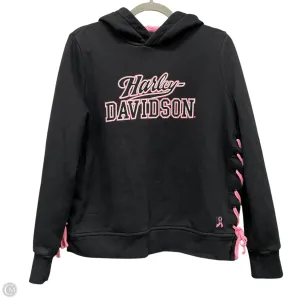 Sweatshirt Hoodie By Harley Davidson In Black & Pink, Size: M Weather resistant Timeless Look