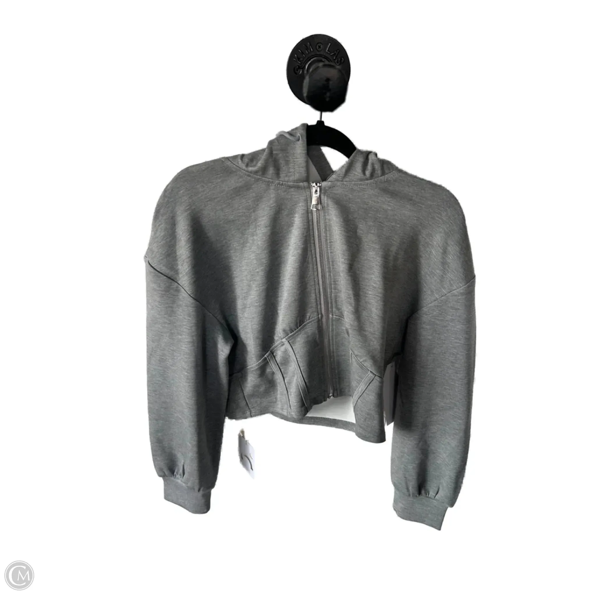 Sweatshirt Hoodie By Clothes Mentor In Grey, Size: L Wide Glow Easy Breath
