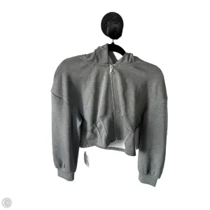 Sweatshirt Hoodie By Clothes Mentor In Grey, Size: L Wide Glow Easy Breath