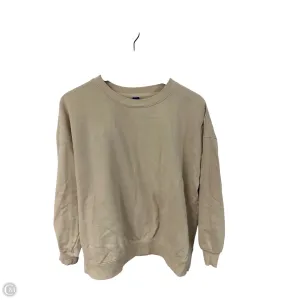 Sweatshirt Crewneck By Old Navy In Cream, Size: M Casual Fit