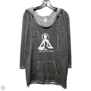 Dog Is My Zen Sweatshirt Hoodie By Dog Is Good In Grey, Size: Xl Easy Wear