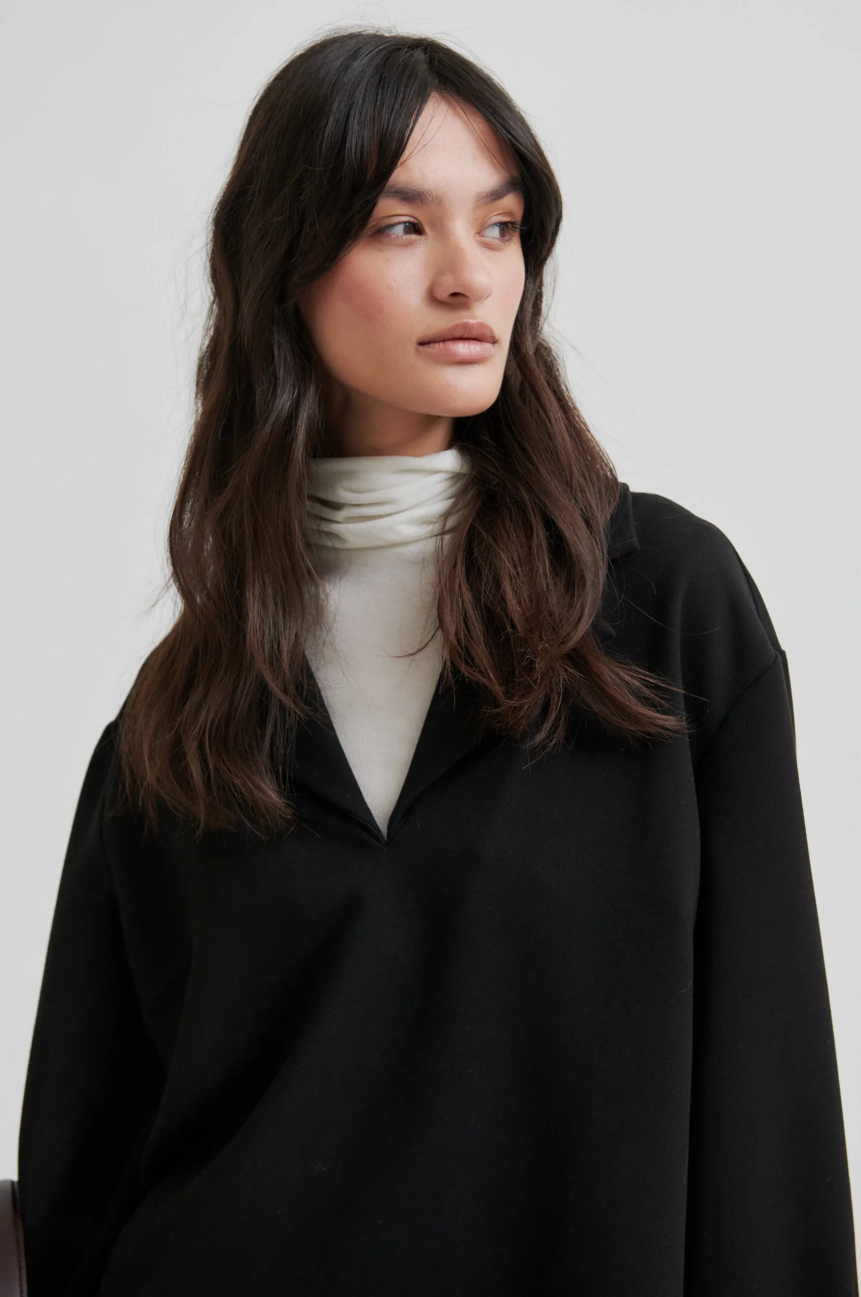 AdjustableWaist MultiDirectionalFlex Luisa Collar Dress