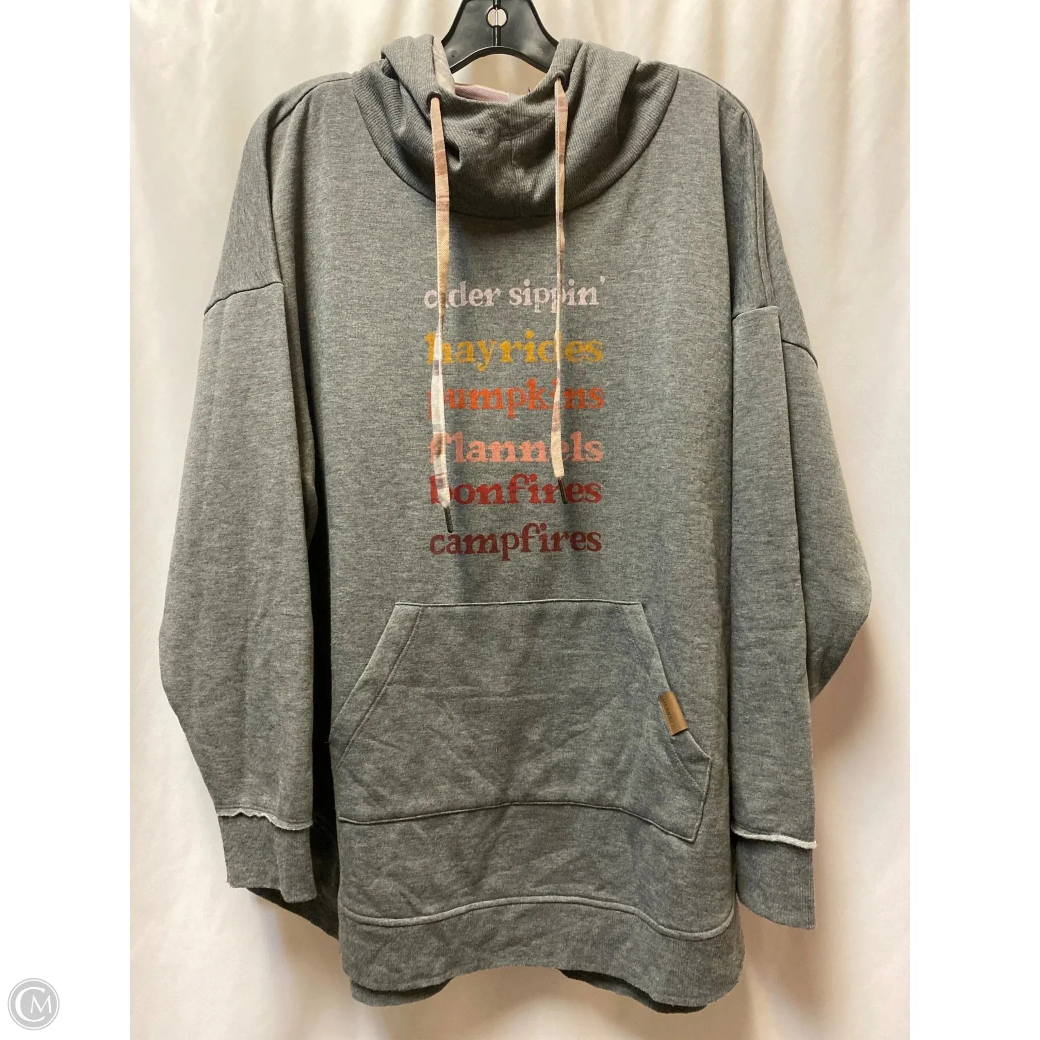 Sweatshirt Hoodie By Maurices In Grey, Size: 2x Royal Ease