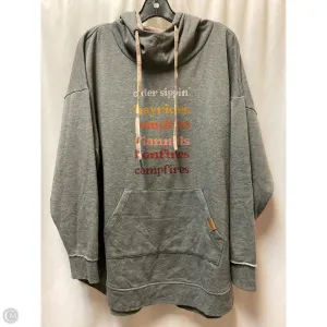 Sweatshirt Hoodie By Maurices In Grey, Size: 2x Royal Ease