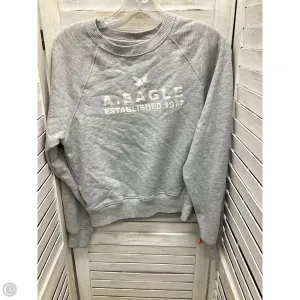 Sweatshirt Crewneck By American Eagle In Grey, Size: Xs Cool Hooded Jacket