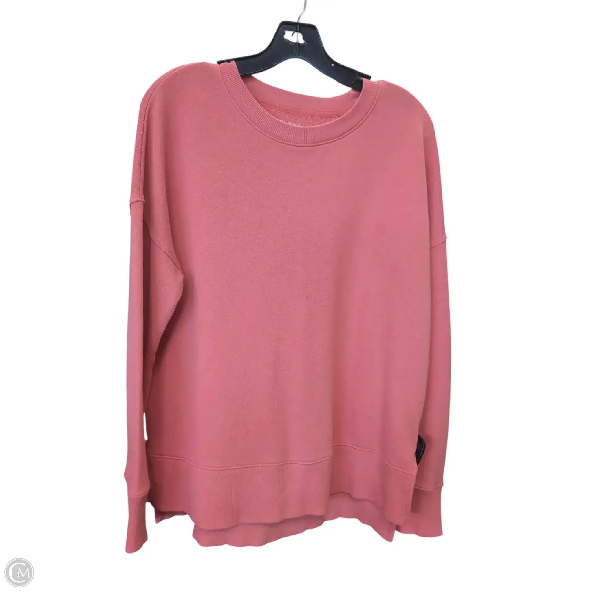 Simple Dress Sweatshirt Crewneck By Time And Tru In Pink, Size: S