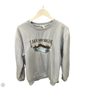 Sweatshirt Crewneck By Cmf In Blue, Size: M AntiStatic Lining