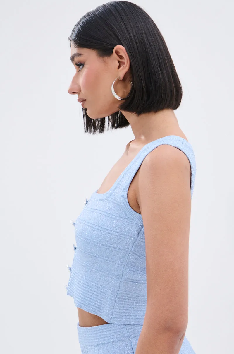 ICY BLUE SPARKLE TANK UV Protective Layer Style - modern