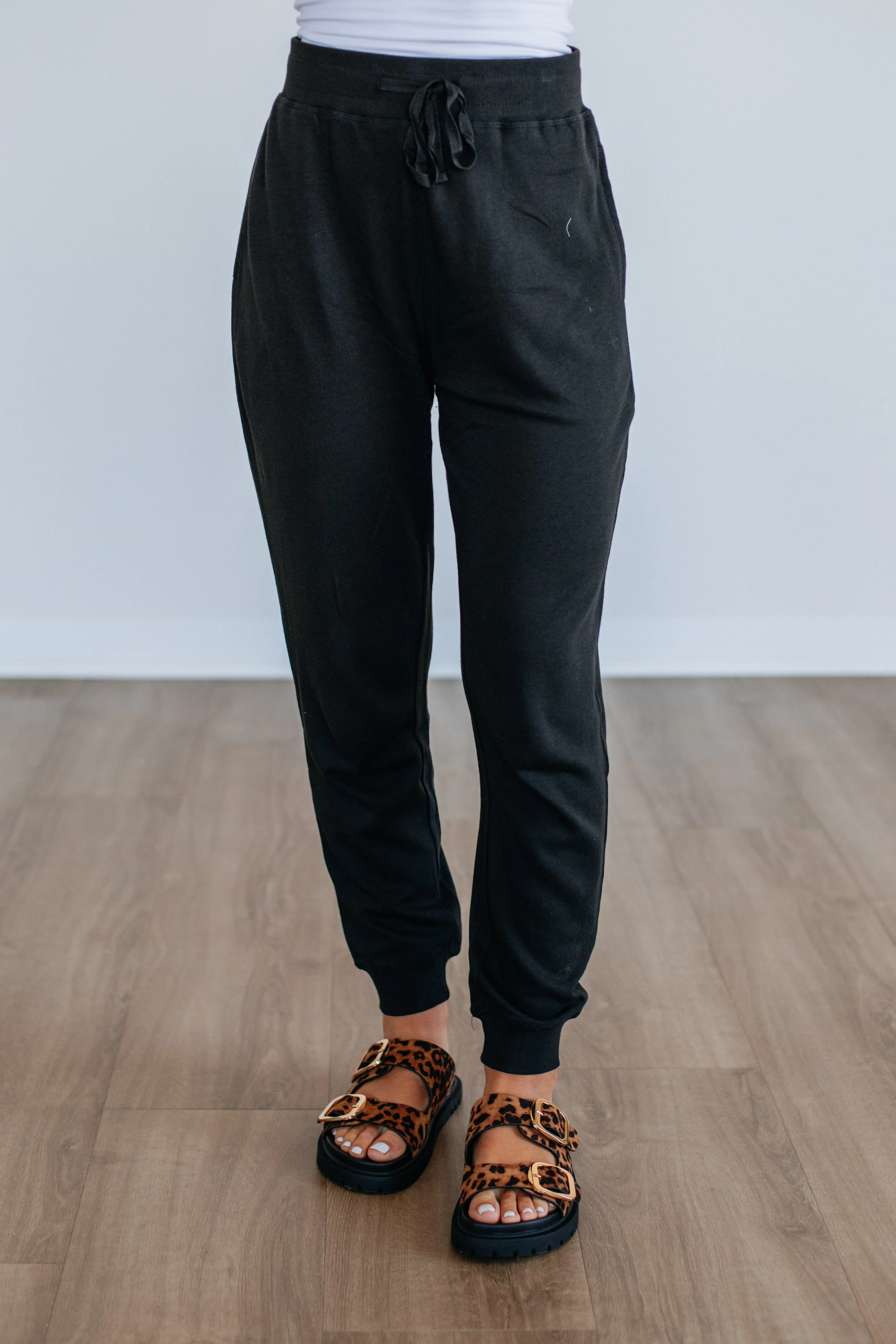 Merritt Lounge Joggers - Black ReinforcedKnees