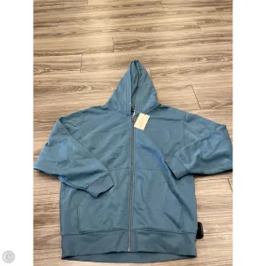 Tight Net Sweatshirt Hoodie By Universal Thread In Teal, Size: Xs
