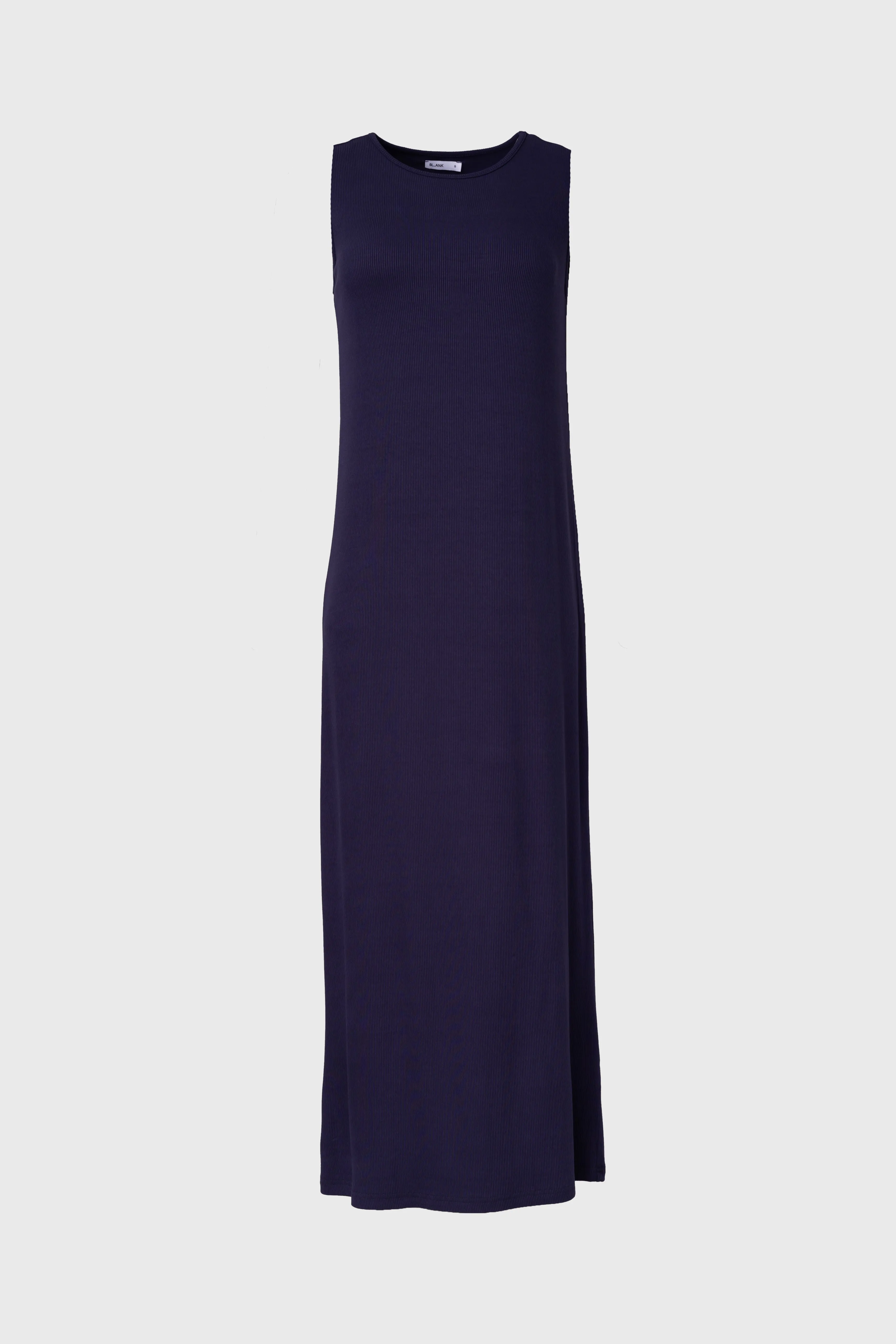 Metro Mode Navy Ribbed Maxi Jumper