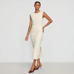 Comfortable Shorts Elegant Skirt Iman Split-Hem Cotton Twill Dress