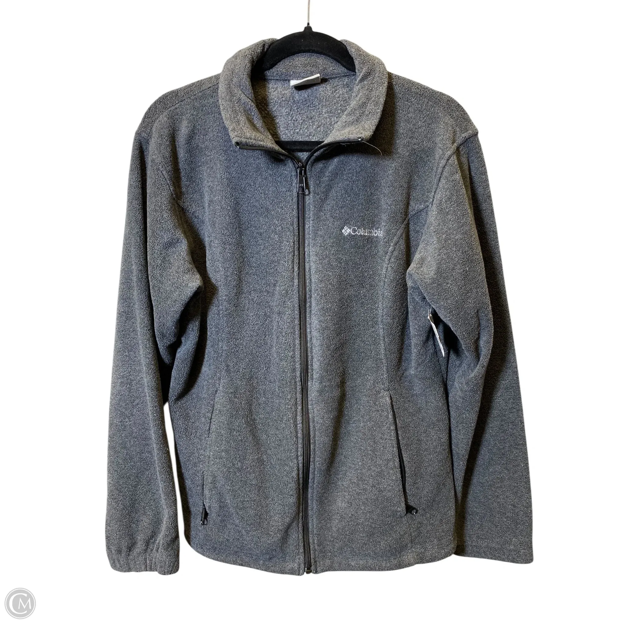 Flexible Waistband Sweatshirt Collar By Columbia In Grey, Size: L